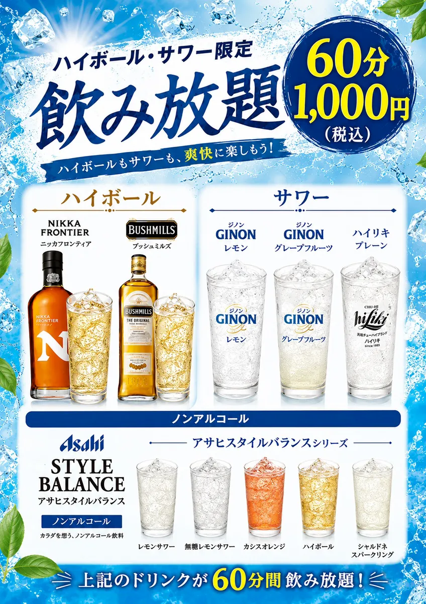 藤沢焼肉飲み放題3